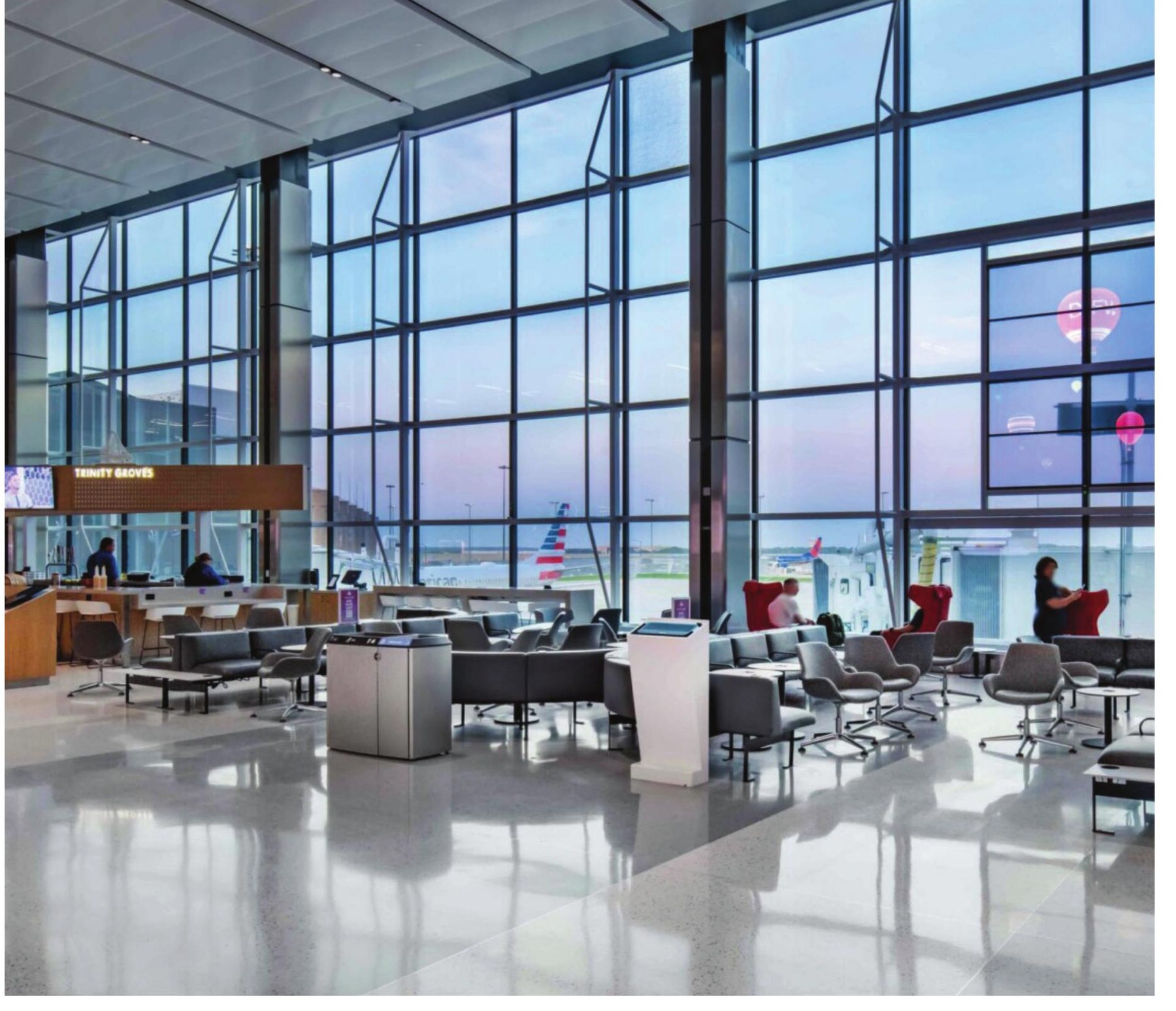 DFW Terminal D South, Finished Terminal