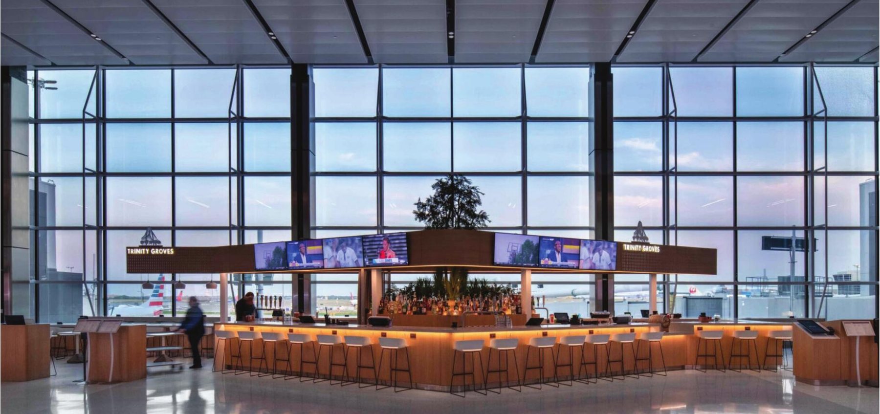 DFW Terminal D South, Concession Space