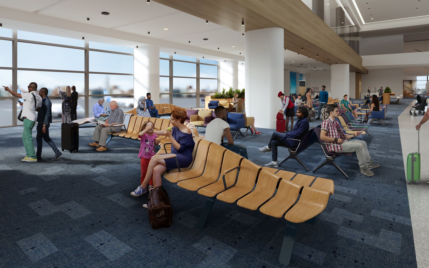 JFK New Terminal One FFE, Holdroom