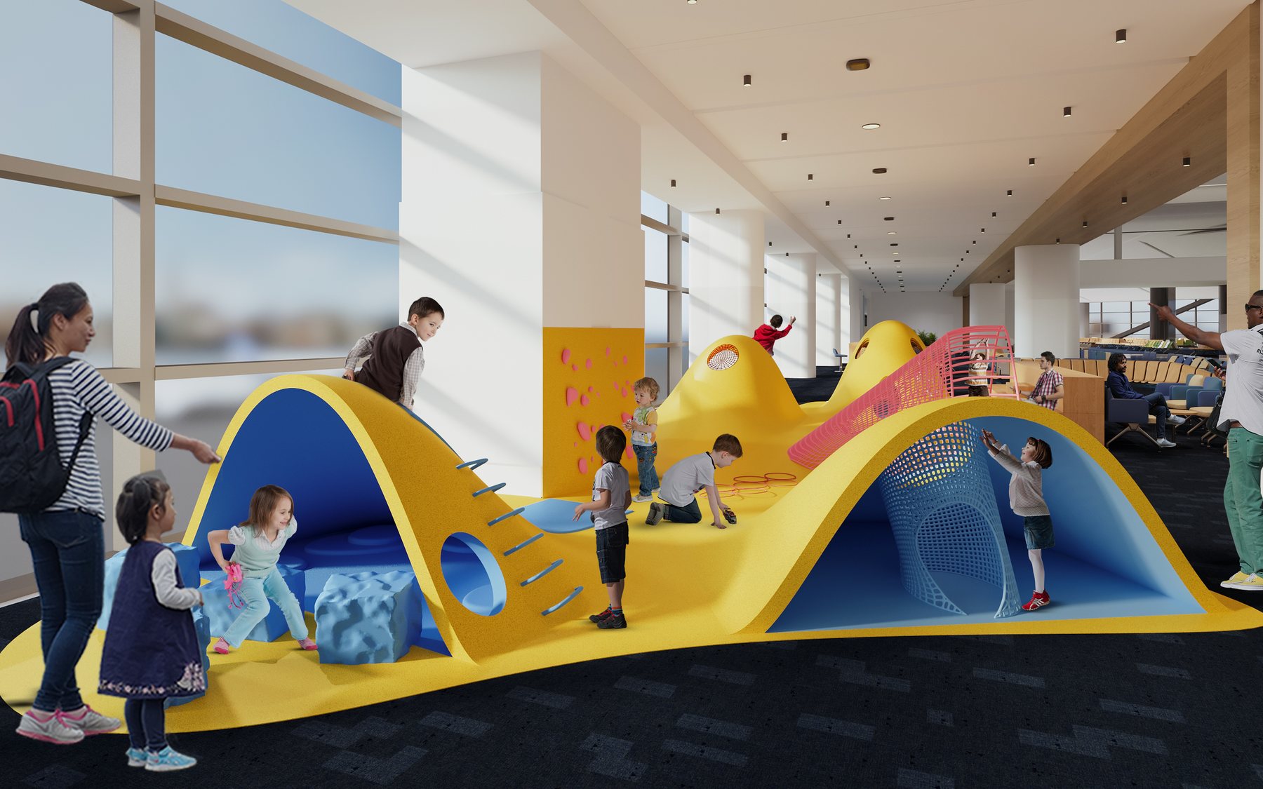 JFK New Terminal One FFE, Children's Play Area