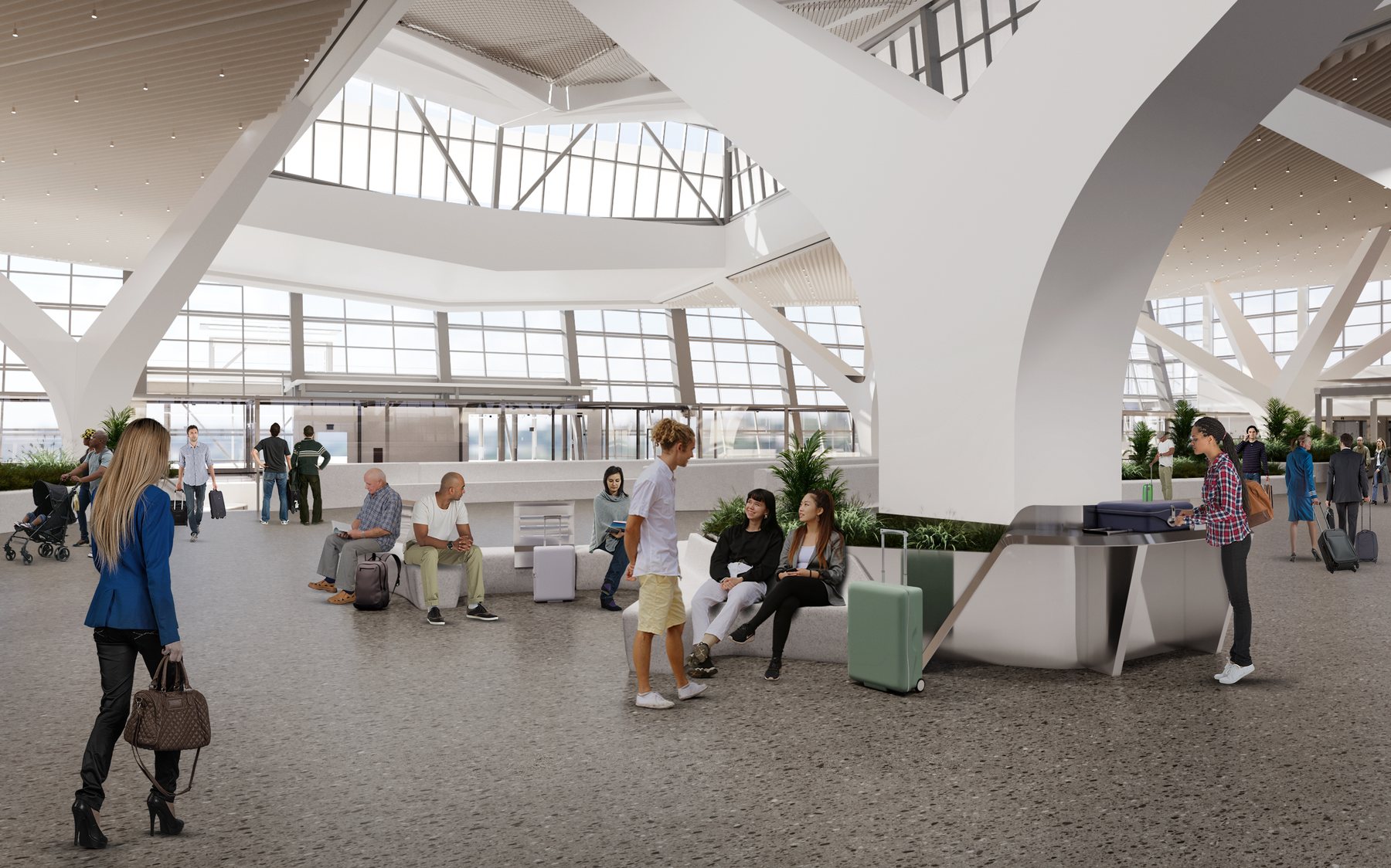 JFK New Terminal One FFE, Recompose